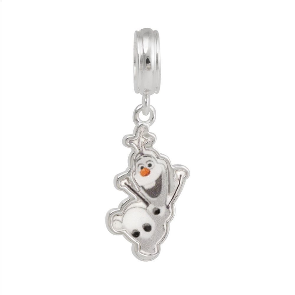 Disney Frozen Olaf Sterling Silver Charm NWT